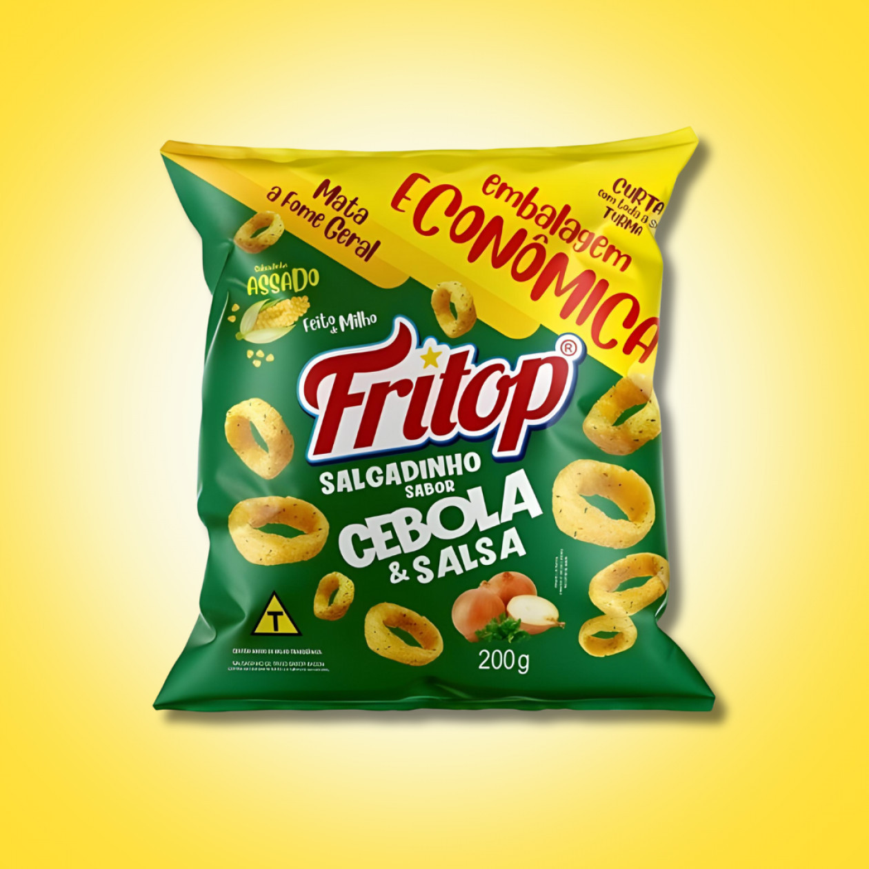 SALG FRITOP EMB ECONOMICA 200GR CEBOLA CX C/10
